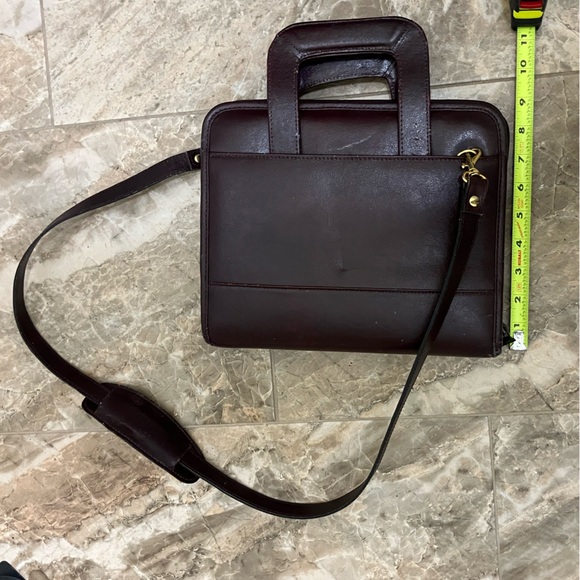 Vintage Mark Phillip Leather Men's Messenger planner - Picture 5 of 7